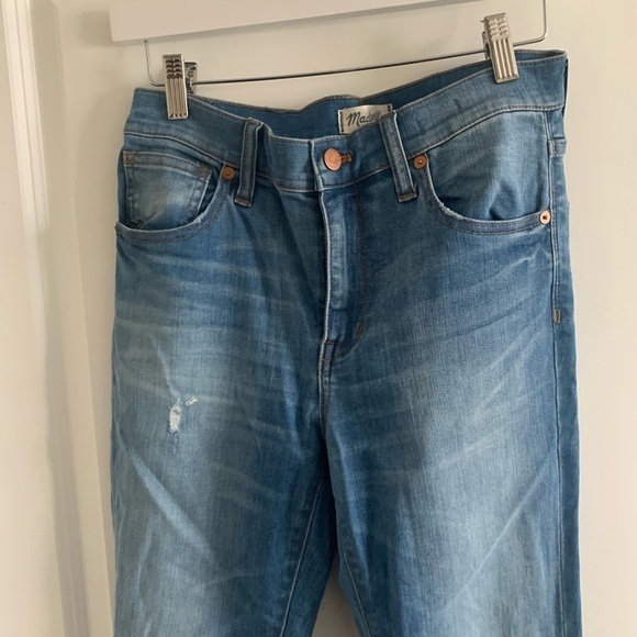 MADEWELL Women 9” High Rise Skinny Jeans in Sadie Wash Size 28 - Picture 2 of 12